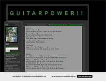 Tablet Screenshot of guitarpower.blogg.se