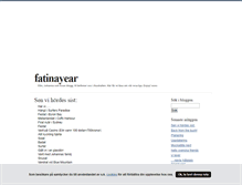 Tablet Screenshot of fatinayear.blogg.se