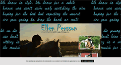 Desktop Screenshot of ellenstavlingsblogg.blogg.se