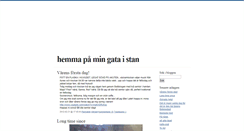 Desktop Screenshot of bissmarksgatan.blogg.se