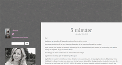 Desktop Screenshot of annalindbom.blogg.se