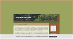 Desktop Screenshot of hemmahosstina.blogg.se