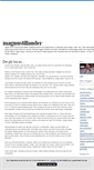Mobile Screenshot of magnustillander.blogg.se