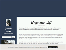 Tablet Screenshot of jeeanette.blogg.se