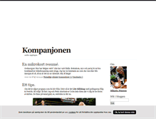 Tablet Screenshot of kompanjonen.blogg.se