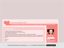 Tablet Screenshot of mammagabriella.blogg.se