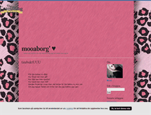 Tablet Screenshot of mooaborg.blogg.se