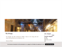 Tablet Screenshot of hannacandersson.blogg.se