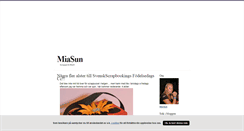 Desktop Screenshot of miasun.blogg.se