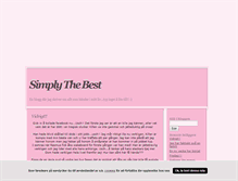 Tablet Screenshot of lisasimplythebest.blogg.se