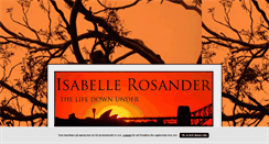 Desktop Screenshot of isabellanrosander.blogg.se