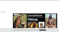 Desktop Screenshot of evelinawahlstrom.blogg.se
