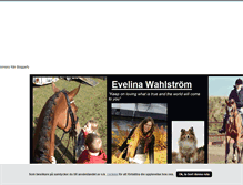 Tablet Screenshot of evelinawahlstrom.blogg.se
