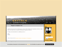 Tablet Screenshot of gaytalk.blogg.se