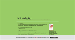 Desktop Screenshot of heltvanligtjej.blogg.se