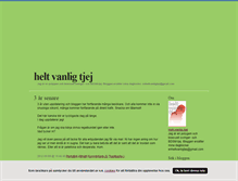 Tablet Screenshot of heltvanligtjej.blogg.se