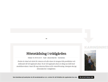 Tablet Screenshot of karinsinredning.blogg.se