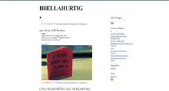 Desktop Screenshot of bbellahurtig.blogg.se