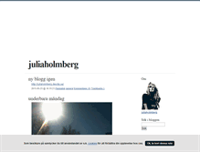 Tablet Screenshot of juliaholmbergs.blogg.se