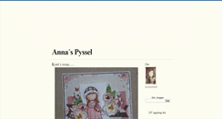 Desktop Screenshot of annaspyssel.blogg.se