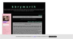 Desktop Screenshot of kbrymorth.blogg.se