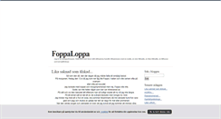 Desktop Screenshot of foppaloppans.blogg.se