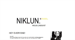 Desktop Screenshot of niklun.blogg.se