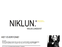 Tablet Screenshot of niklun.blogg.se