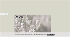 Desktop Screenshot of mewiki.blogg.se