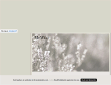 Tablet Screenshot of mewiki.blogg.se