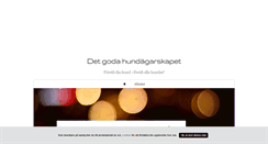 Desktop Screenshot of hundinspiration.blogg.se
