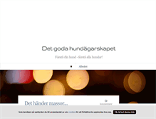 Tablet Screenshot of hundinspiration.blogg.se