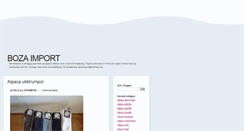 Desktop Screenshot of bozaimport.blogg.se