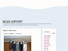 Tablet Screenshot of bozaimport.blogg.se
