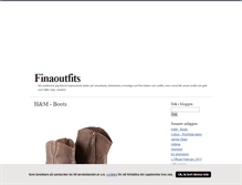 Tablet Screenshot of finaoutfits.blogg.se