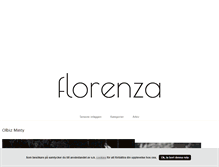 Tablet Screenshot of florenza.blogg.se