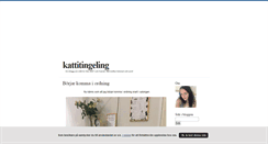 Desktop Screenshot of kattitingeling.blogg.se