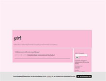 Tablet Screenshot of girl.blogg.se