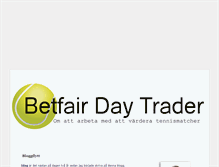 Tablet Screenshot of betfairdaytrader.blogg.se