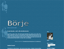 Tablet Screenshot of borje.blogg.se