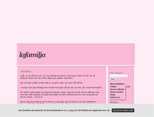Tablet Screenshot of lafamilja.blogg.se
