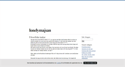 Desktop Screenshot of lonelymajsan.blogg.se
