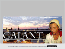 Tablet Screenshot of galantisen.blogg.se