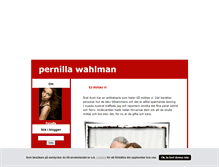 Tablet Screenshot of pernillawahlman.blogg.se