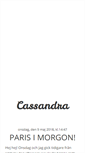 Mobile Screenshot of cassandra87.blogg.se