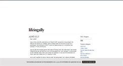 Desktop Screenshot of lifeingally.blogg.se