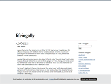 Tablet Screenshot of lifeingally.blogg.se