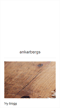 Mobile Screenshot of ankarbergs.blogg.se