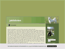 Tablet Screenshot of jaktidioten.blogg.se