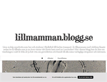 Tablet Screenshot of lillmamman.blogg.se